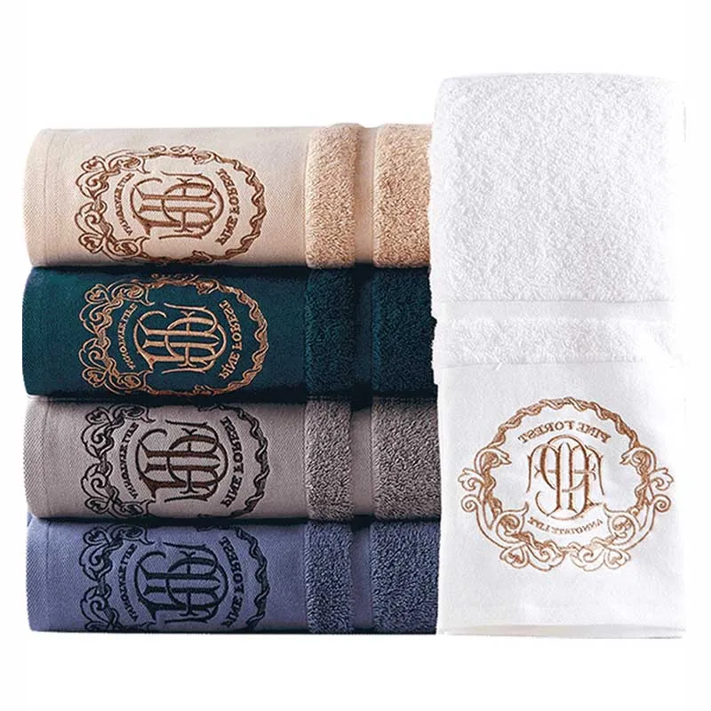 Набор хлопчатобумажных банных Полотенца Ванная комната 80*150 см 800 г утолщенные