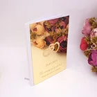 Акриловое зеркало на заказ, двойные кольца, Свадебная Гостевая книга, пустой лист, персонализированное имя, гостевая книга, товары для украшения вечеринки