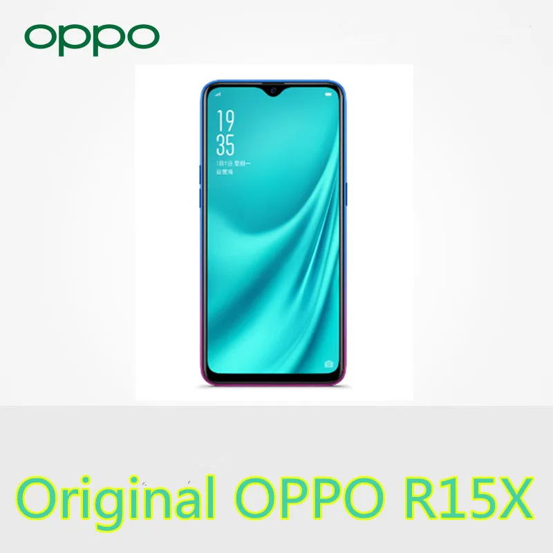 DHL Быстрая OPPO R15X мобильный телефон Snapdragon 660 Android 8,1 6," ips 2340X1080 6 Гб ram 128 ГБ rom 25.0MP экран отпечатков пальцев