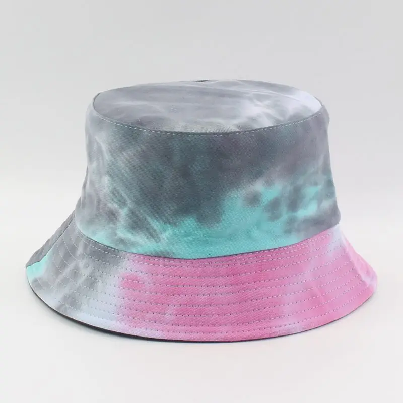 

Adult Men Women Bucket Hat Fisherman Hat Reversible Fishing Hat Colourful Graffiti Bob Caps Hip Hop Creative Tie Dye Gorros