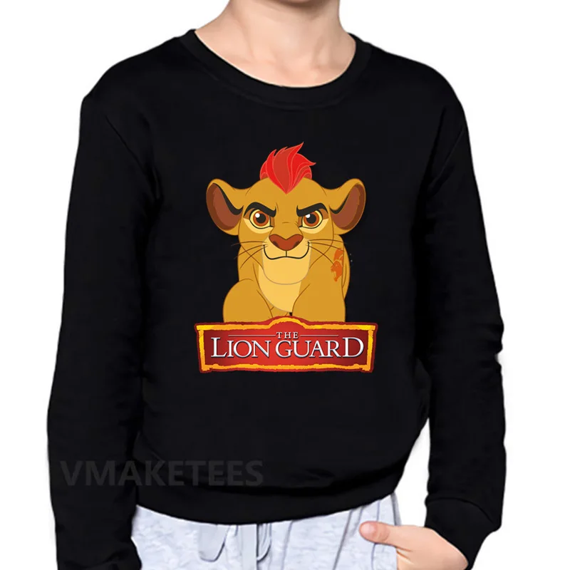 Детские худи для мальчиков и девочек с рисунком короля льва Симба хлопковый