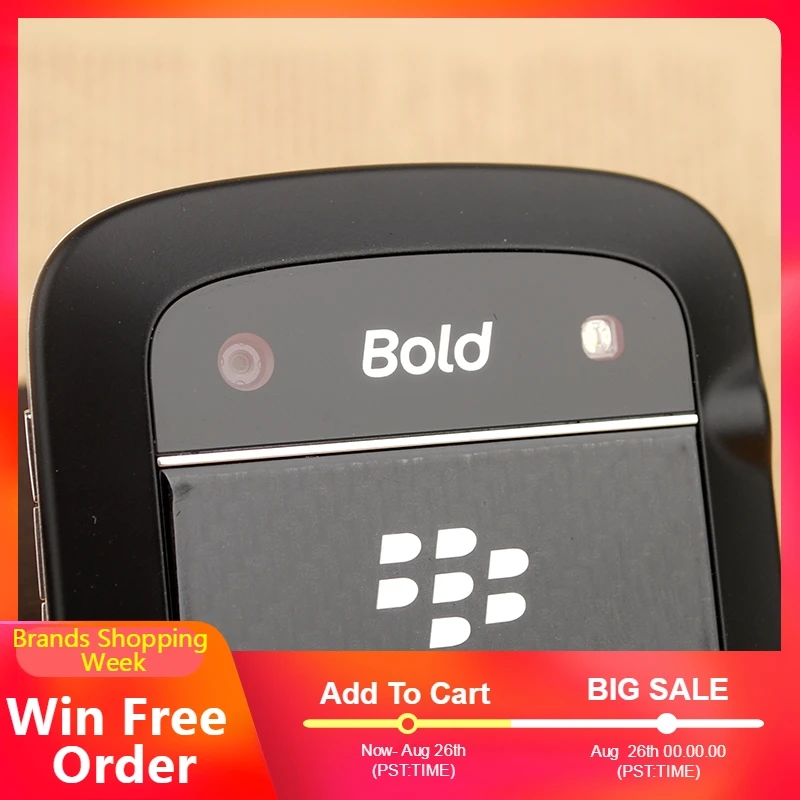 BlackBerry 9930 разблокированный Bold Touch 3g Wifi gps телефон 5MP камера 768 Мб rom 8 Гб ram Бесплатная