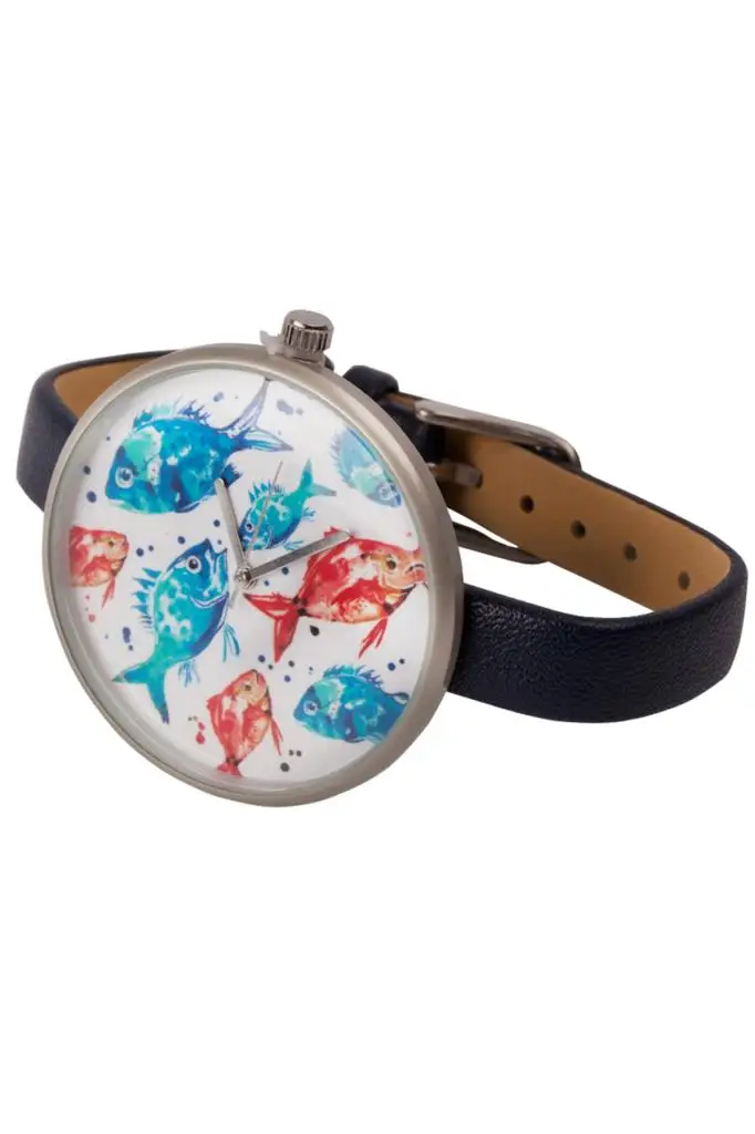

Anemoss Aquarium Women's Leather Watch