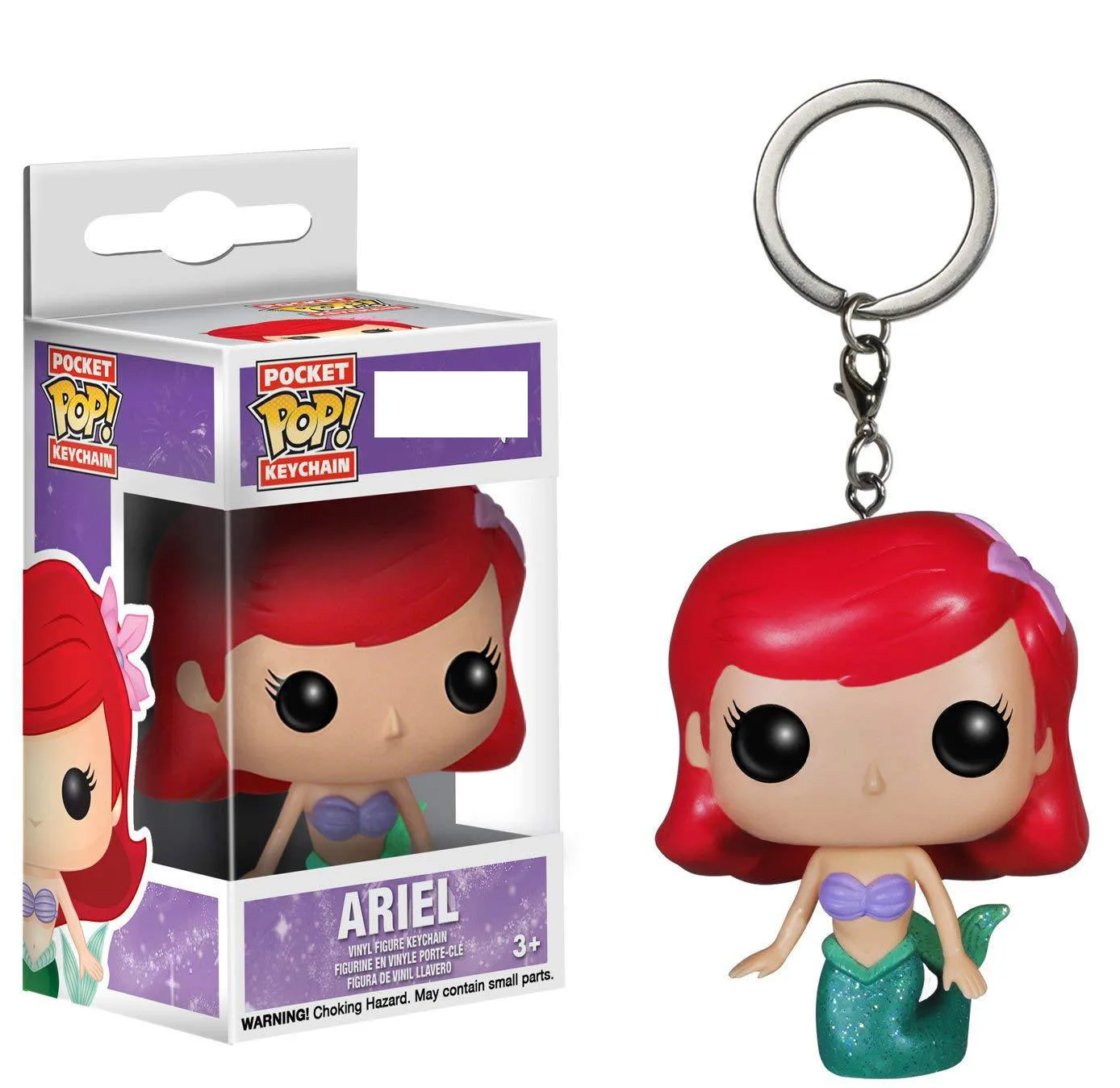 

1 Pop FARCENT Mermaid Keychain Doll Pendant Princess Pocket Films and Television Products Hand Office