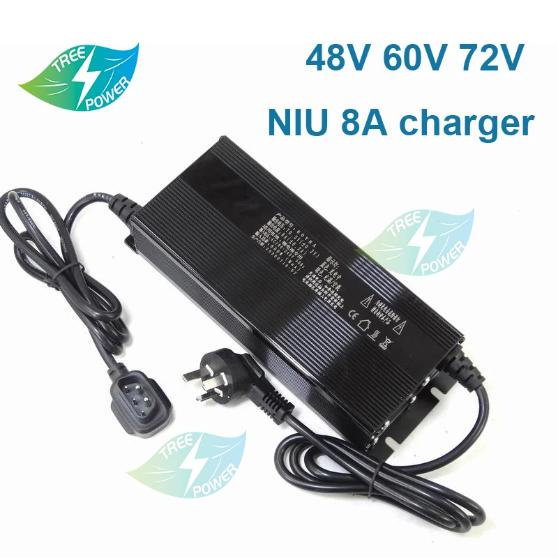 

48V 60V 72V 8A no 72v 10A charger for NIU N1 N1S U1 M lithium ion battery 60v 8A N1S N1 U1 M + U + US fast charger