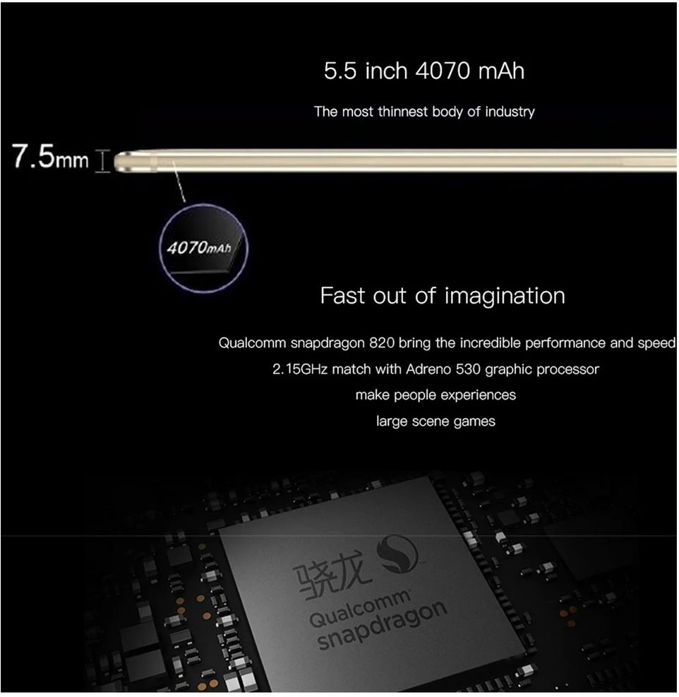 Letv LeEco Le Max 2X820/Le Pro 3X720/X722 Android 6,0 4G LTE Смартфон быстрая зарядка Touch ID Поддержка Google playstore