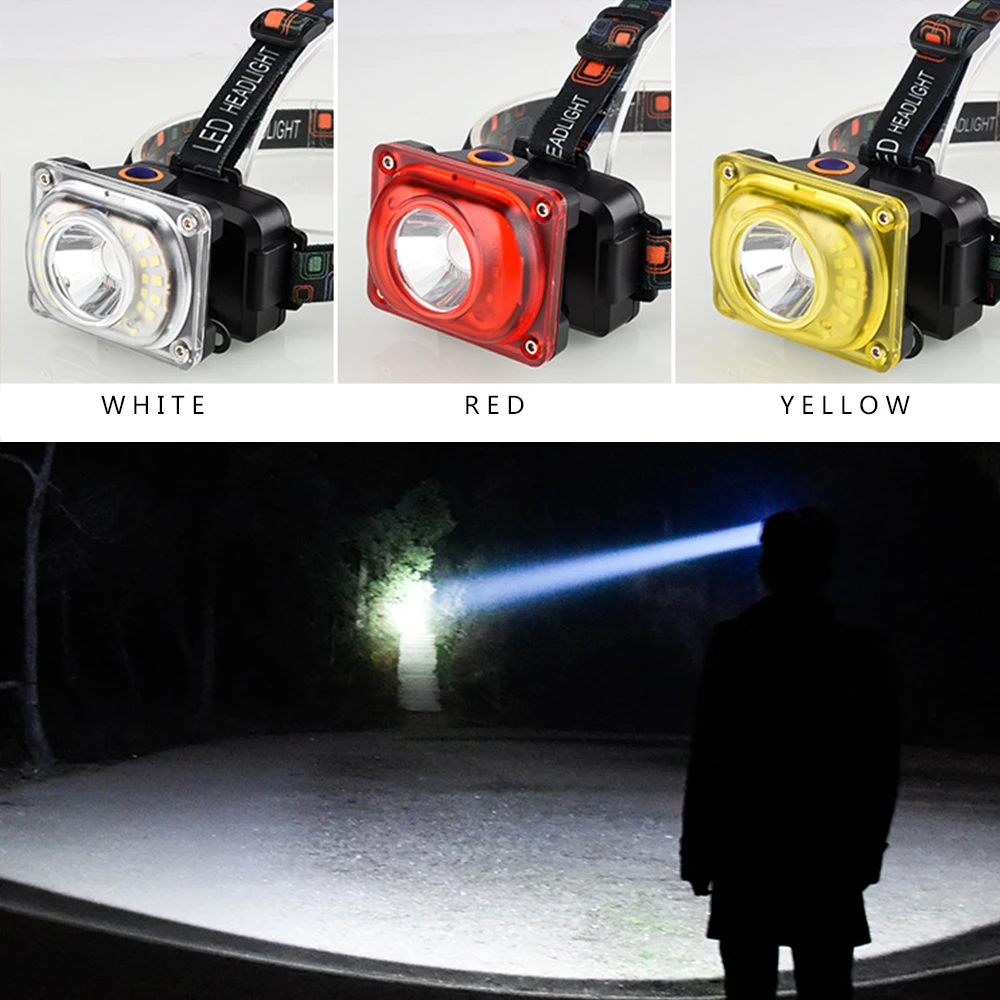 Новинка головсветильник фонарь с светильник Головной зарядкой от постоянного