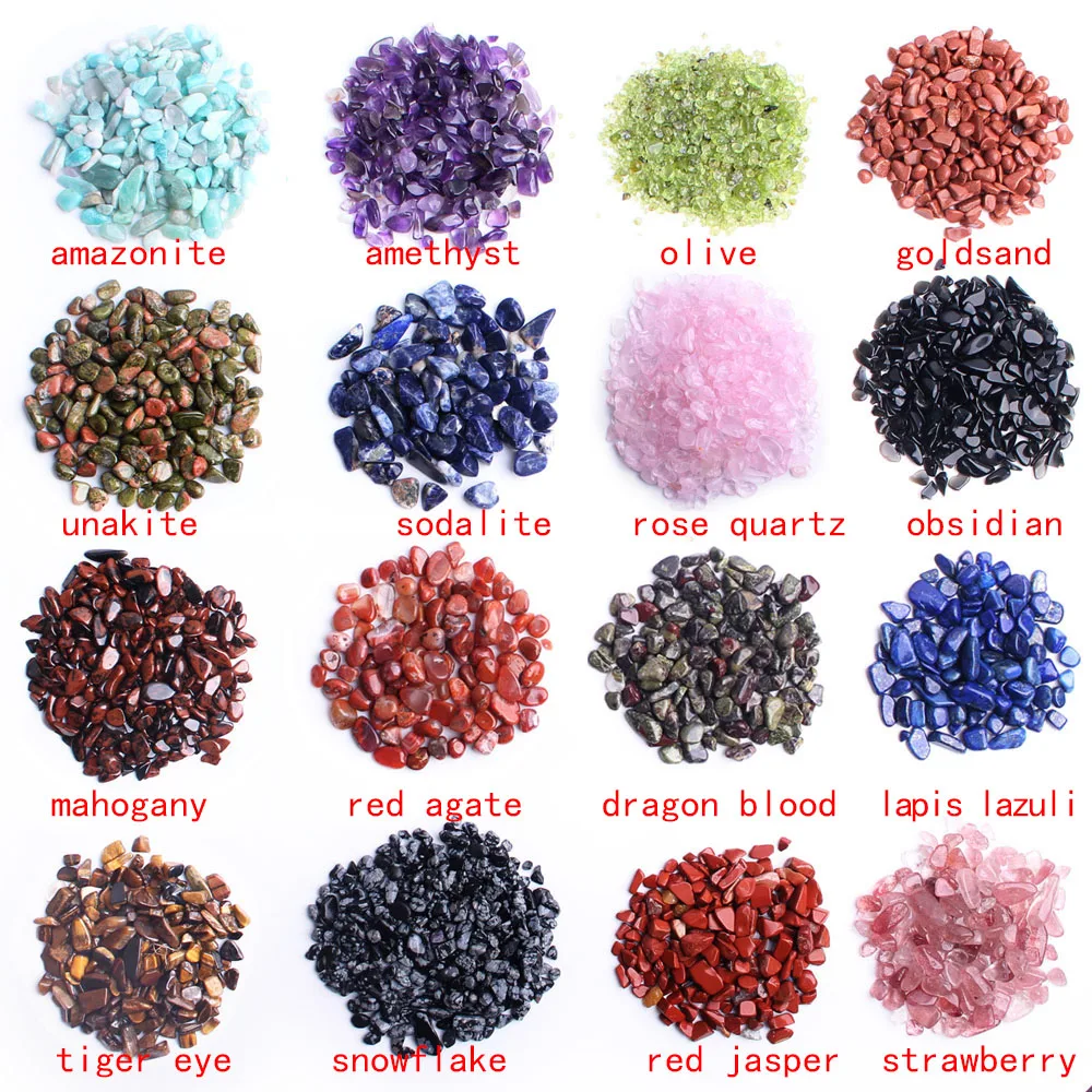 Красочный мини натуральный полированный кристалл кварца камень Макадам гравий
