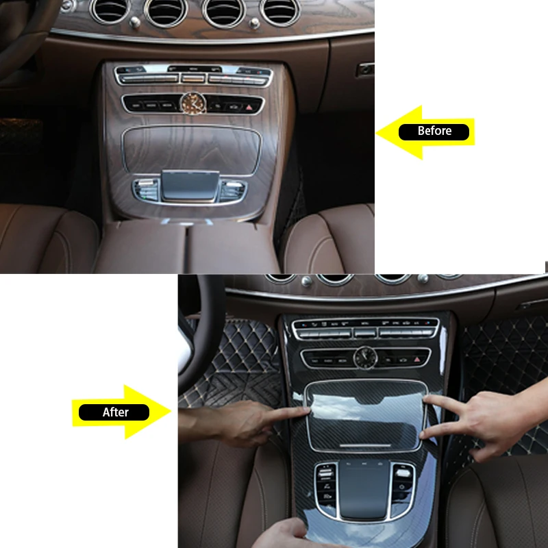 2 шт. автомобильные аксессуары из углеродного волокна для Mercedes benz E Class W213 2019 |