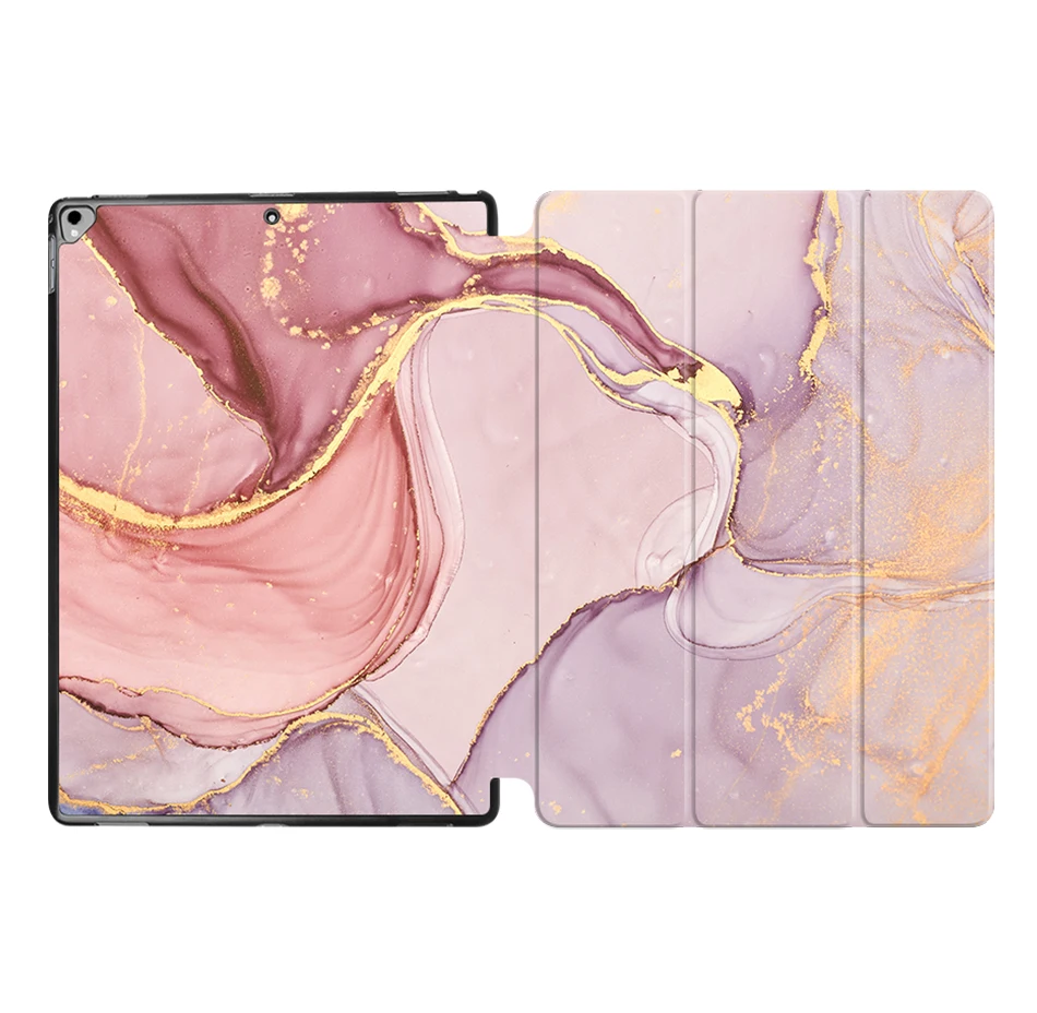 MTT Чехол для iPad Pro 12,9 дюймов мраморная текстура искусственная кожа откидной смарт-чехол для планшета A1584 A1652 A1670 A1671