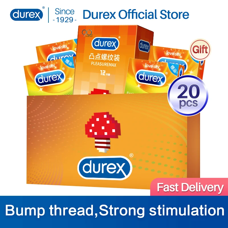 Презервативы Durex 3D Спайк ребристый точечный G Spot латекса рукав для пениса секс
