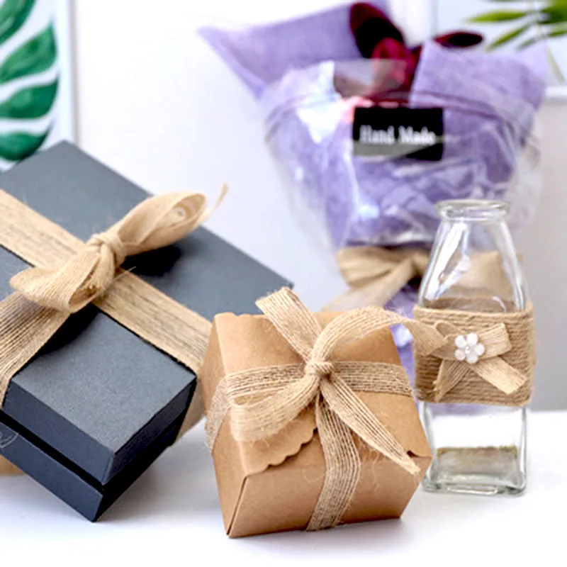 5M из натурального джута в декорированном мешковиной горшке рулонов гессенской