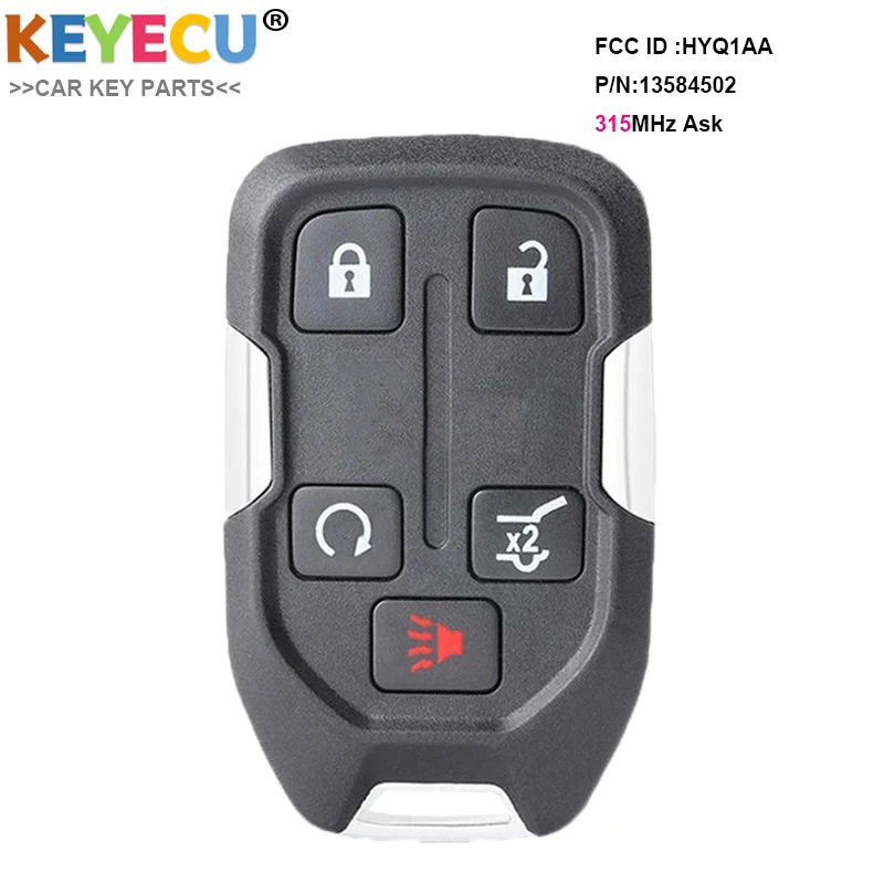 KEYECU умный пульт дистанционного управления автомобильный ключ для GMC Terrain 2018 2019 2020