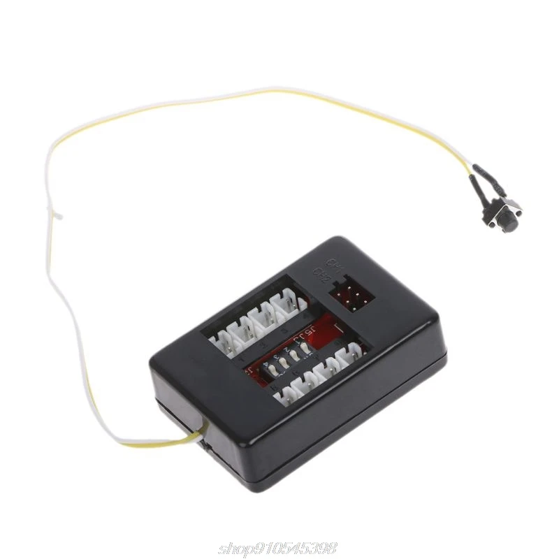 

12 Light RC Car 1/10 LED lighting Kit BRAKE HEADLIGHT SIGNAL Fit 2.4ghz PPM FM F18 21 Dropshipping