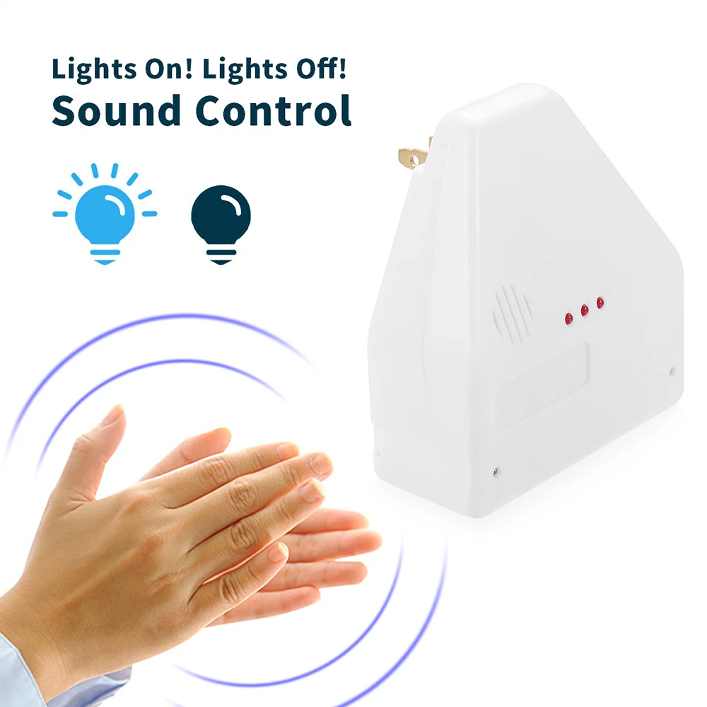 Голосовой переключатель Clapper активированный звуком автоматический настенный