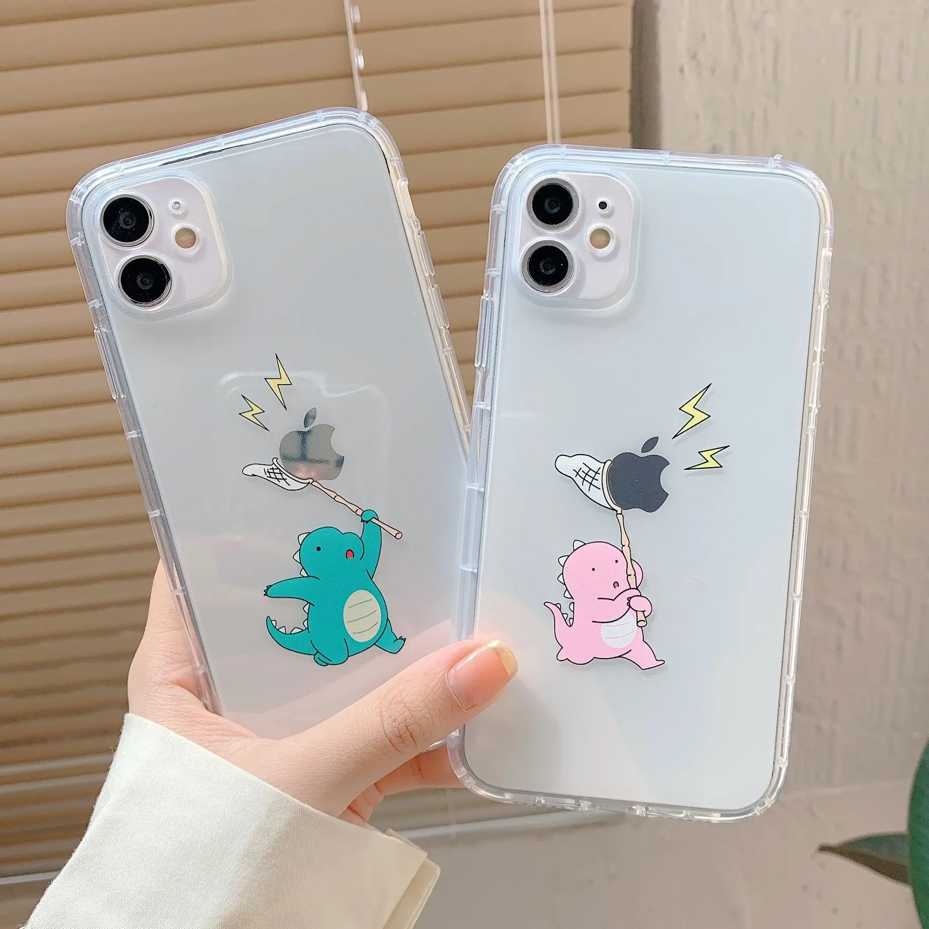 Милый чехол для телефона с мультипликационным животным динозавром iPhone 11 Pro Max X XS XR