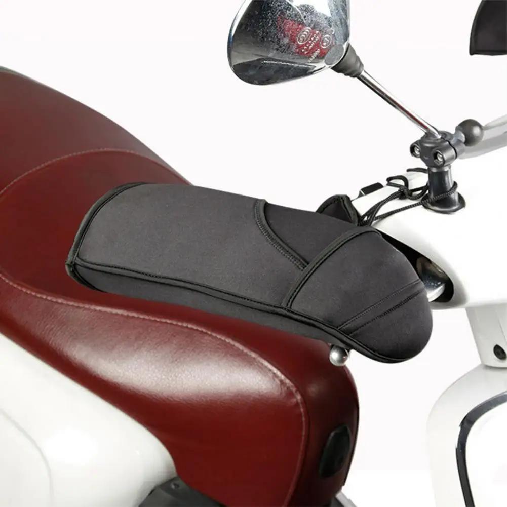 

1 Pair Men Women Winter Scooter Motorcycle Handlebar Windproof Warm Cover Gloves