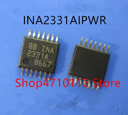 

Free shipping NEW 10PCS/LOT INA2331AIPWR INA2331AIPW INA2331A INA2331 TSSOP-14