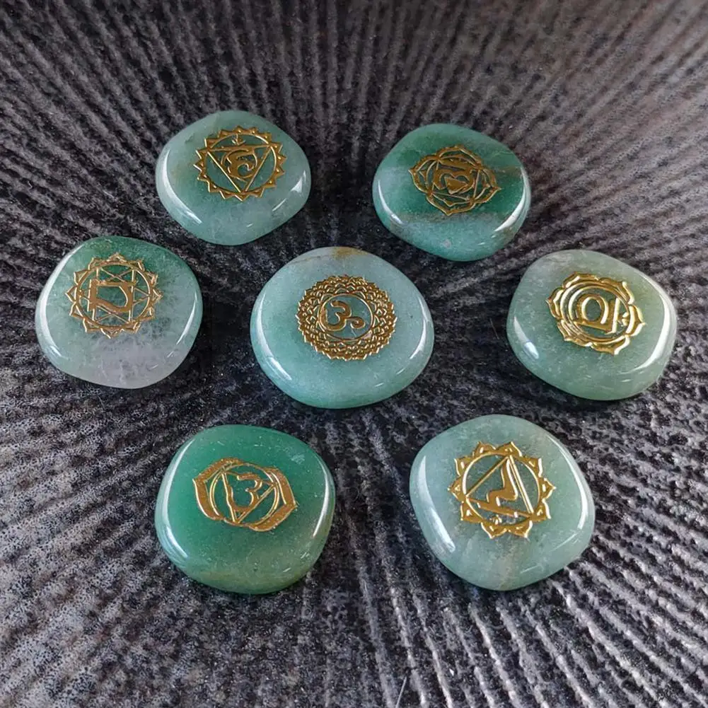

Natural Stone Carved Chakra Pendant Round Shape Purple 7 No Necklace Pendant Stone Lapis Hole Reiki Choker Chakra Quartz Cr E3s7