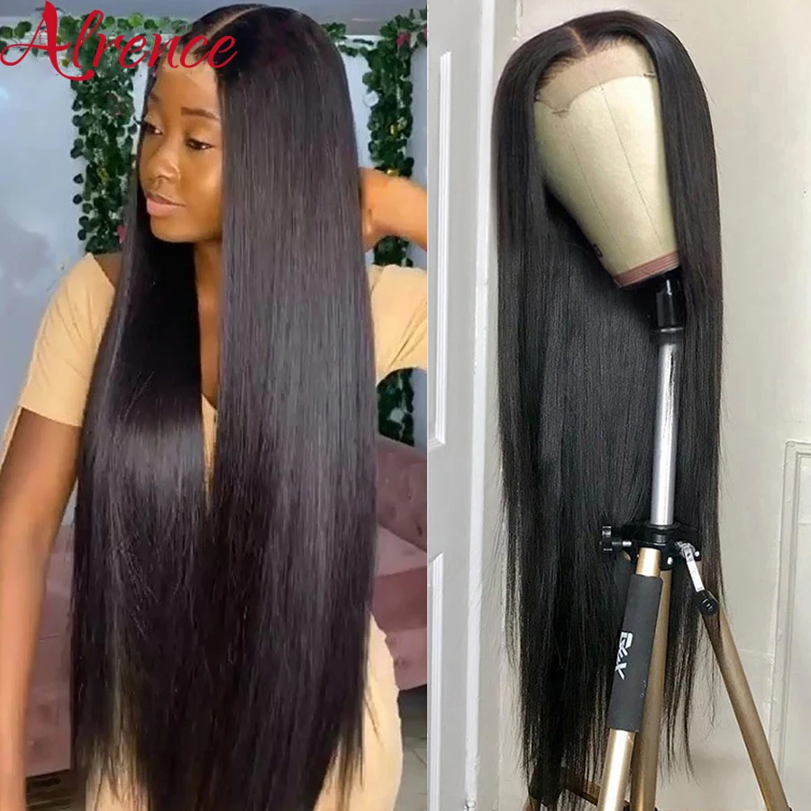 

HD Transparent Lace Front Wig Straight Human Hair Wig Brazilian 13x4 13x6 4x4 Lace Frontal Wig For Black Women Human Hair Wigs