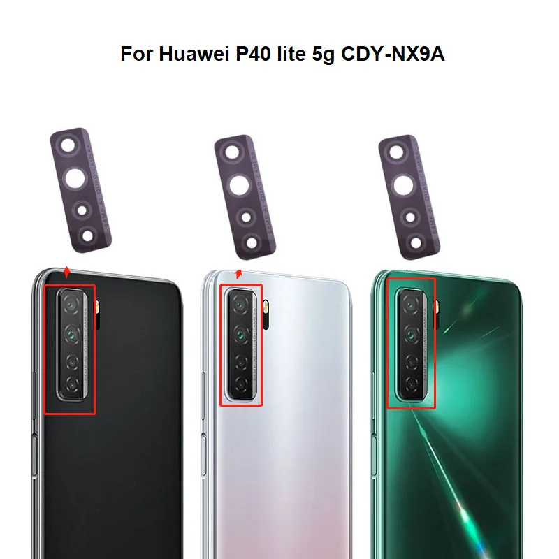 Новая задняя камера стекло для Huawei P40 Lite 5G Pro Plus E Nova 7i 7 SE Y7P 2020 заднего объектива