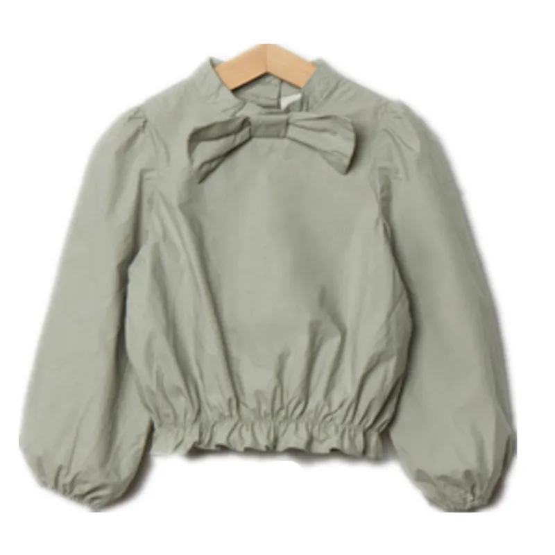 Хлопковые топы с длинным рукавом для детей 4-14 лет | Мать и ребенок