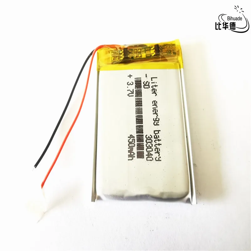 Китайский поставщик завод в Шэньчжэне OEM 303040 3 7 lipo rc аккумулятор 450 мАч для
