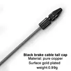 Высококачественный медный Велосипедный тормозной рычаг переключения передач, Наконечник Троса s, Наконечник Троса, Концевая крышка, подходит для тормозного и переключателя передач