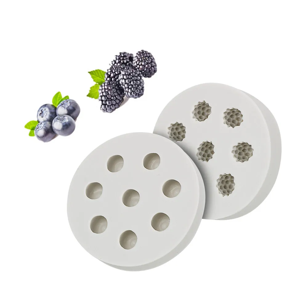 3D Малина черника форма силиконовая помадка шоколад мастика кекс формы украшения