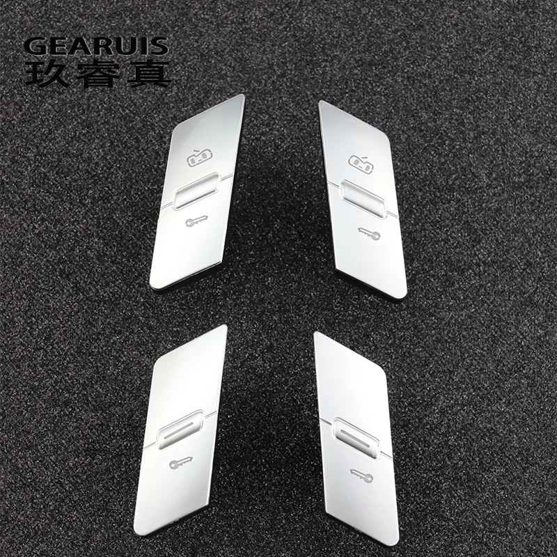 

Стайлинг автомобиля для Audi A6 C6 S6 RS6 2005-2011, кнопки дверного замка, украшения, блестки, крышка, кнопки, наклейки, интерьерные автоаксессуары