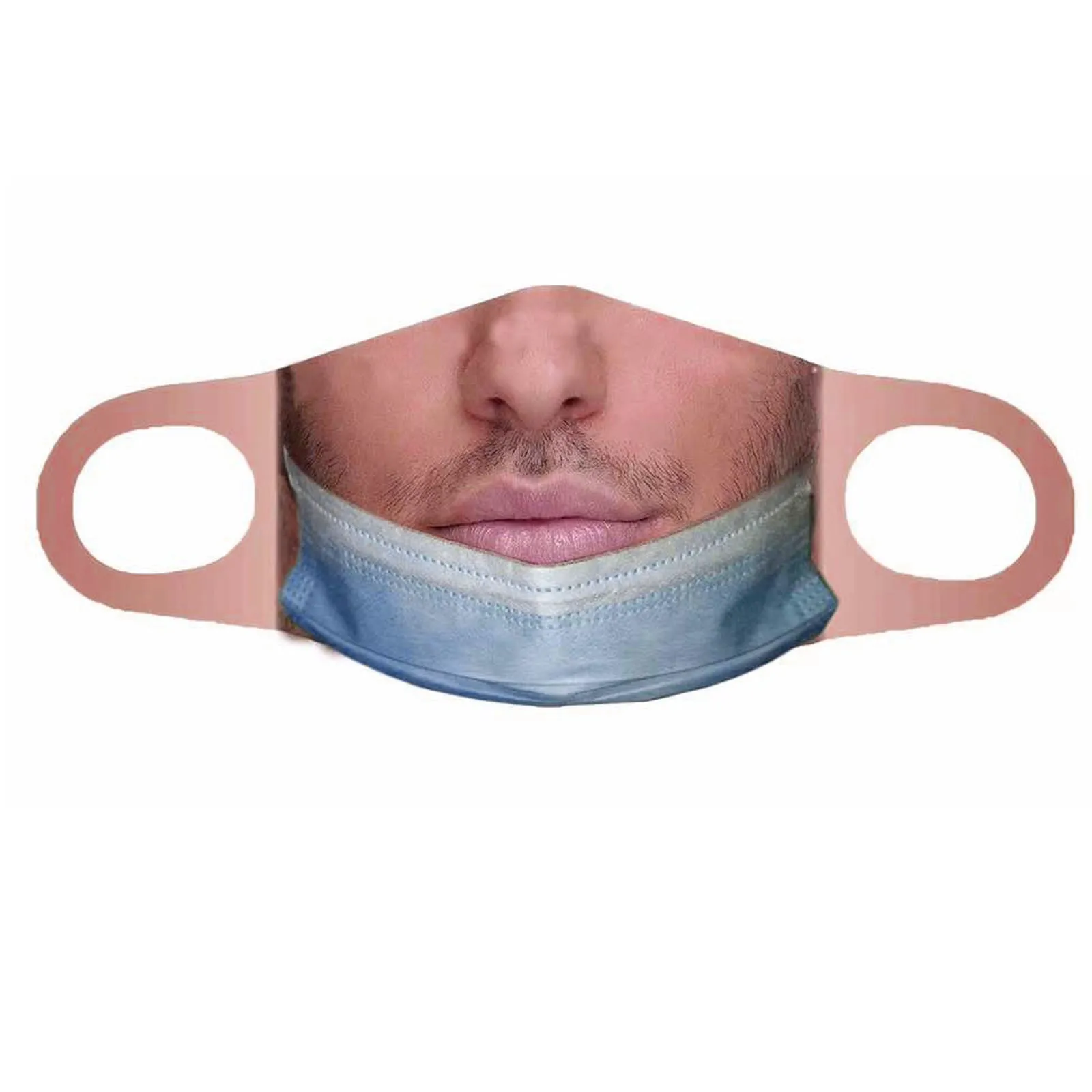 Маска уличная забавная для мужчин и женщин моющаяся эластичная защитная маска