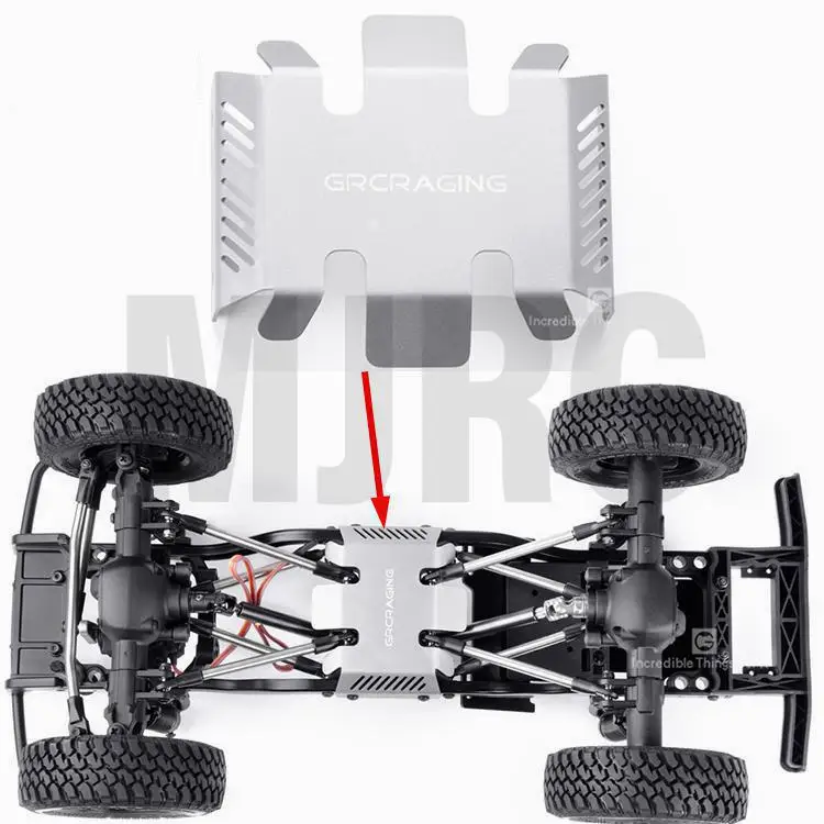 

Stainless Steel Metal Armor Chassis Protection For RC Crawler Car MST CFX JIMNY