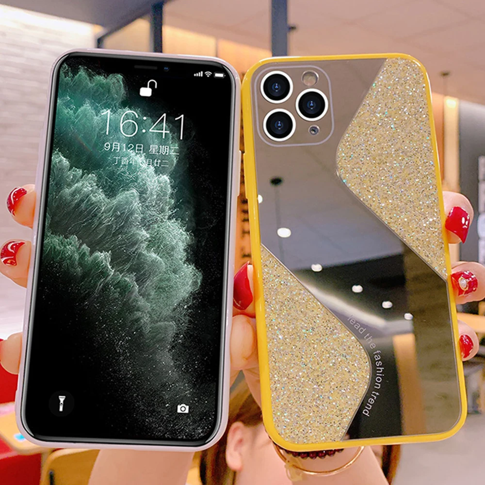 Зеркальный чехол накладка для iphone 11 Pro Max X XR XS 7 8 Plus SE 2020 12|Сумки телефона| |