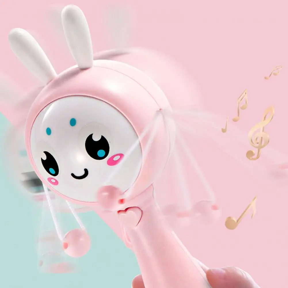 Cartoon Infant Hand Doorbell Drum Rattle Music Toy Baby Toddler Early Educational Toy Gifts