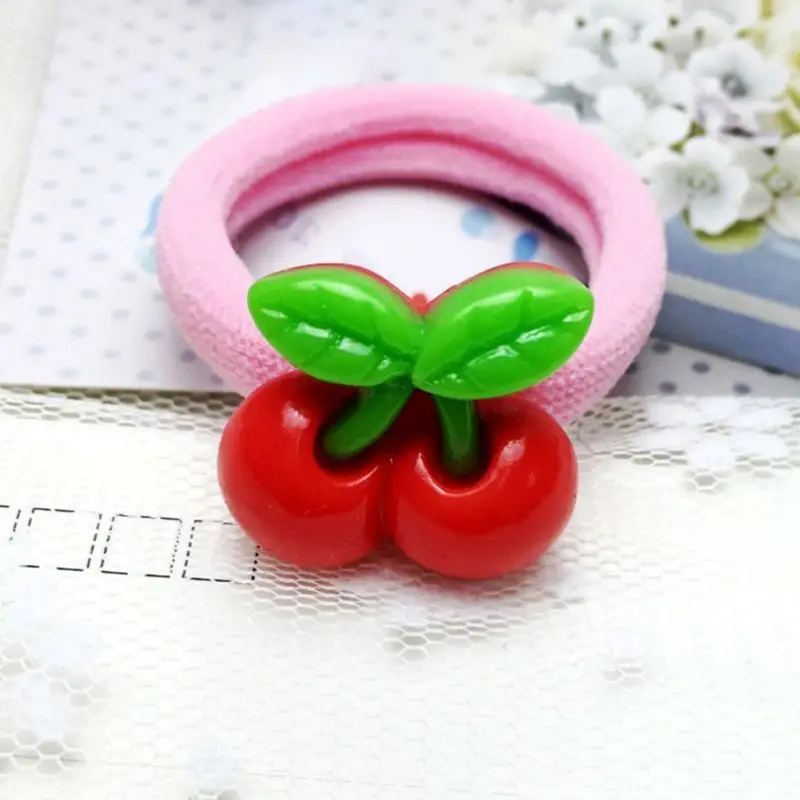 1 шт. 4 см детская цветная эластичная резинка милая акриловая для волос с