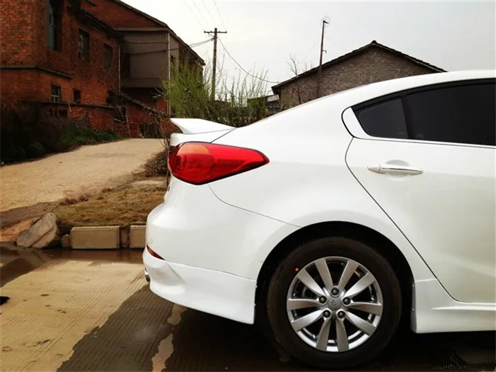 Спойлер для KIA FORTE 2011 2013 K3 спойлер из высококачественного АБС материала заднего