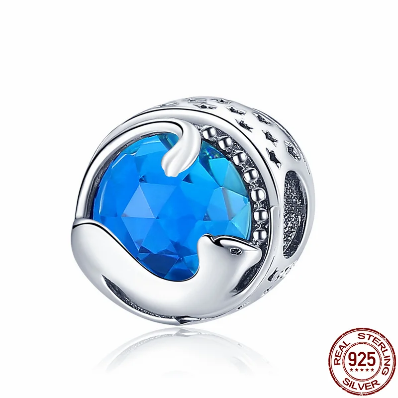 CodeMonkey 100% 925 пробы серебряный играющий котенок кот голубой Фианит очаровательный