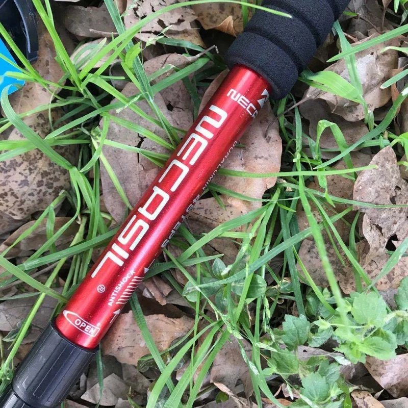 2PCS Walking Trekking Pole Adjustable Telescopic Hiking Stick AntiShock Non-slip Ultralight Outdoor Camping Travel Alpinism | Спорт и