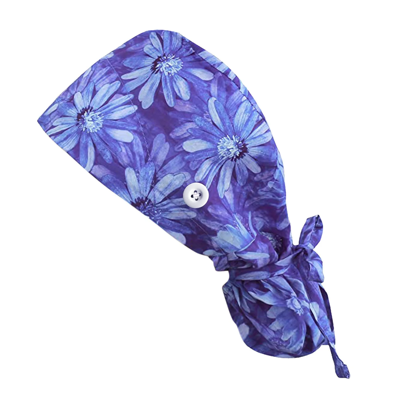 

New Breathable Unisex Cartoon Printing Protect Your Oral Tooth Working Cap Beauty Salon Pet Work Hat For Womens And Mens