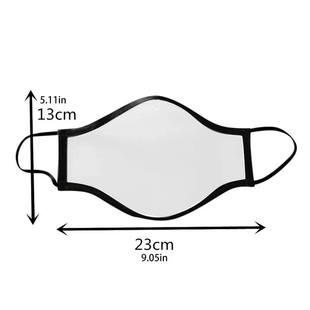 

5 Pieces Clear Mouth Cover For Visible Expression Window For The Deaf And Hard Of Hearing Mouth Cover