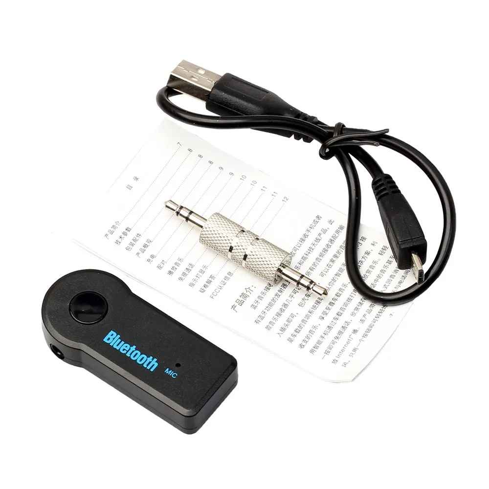 Bluetooth Мини 3 5 мм AUX аудио MP3 стерео музыкальный приемник автомобильный комплект