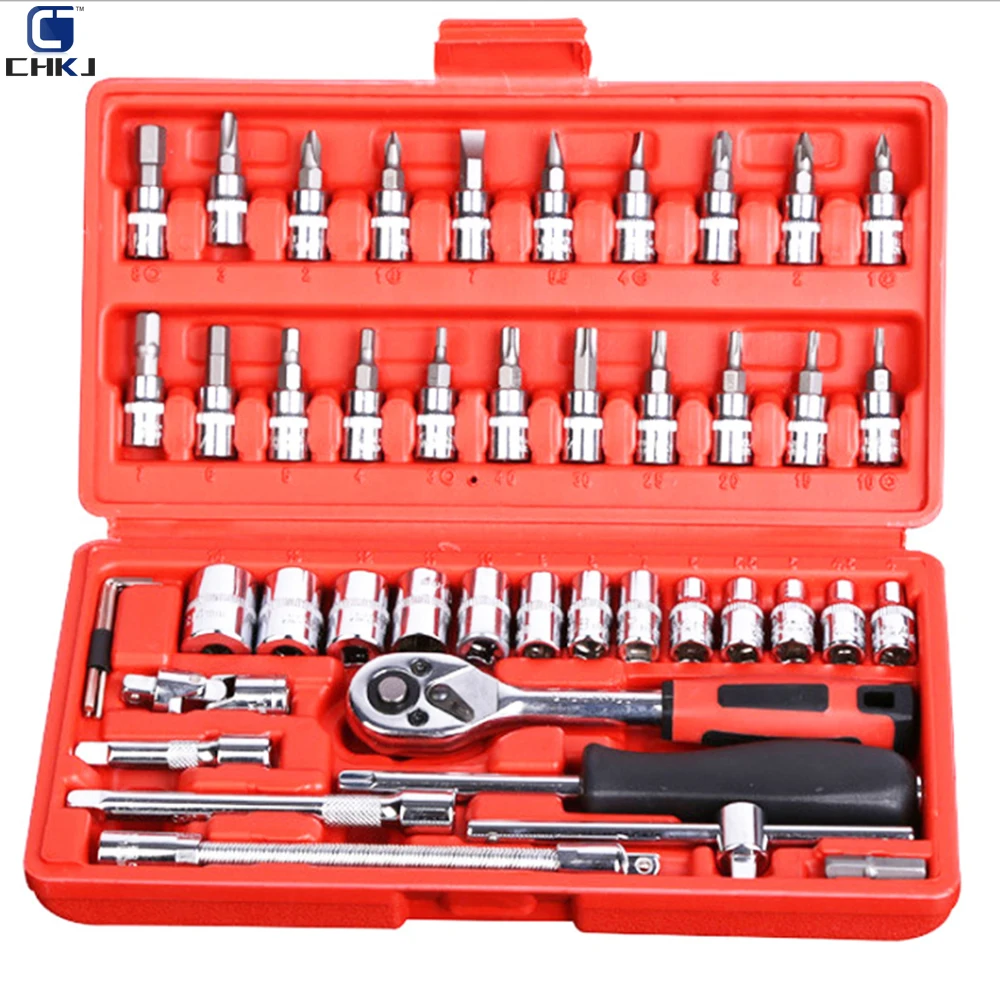 Набор инструментов CHKJ из углеродистой стали комбинированный гаечный ключ