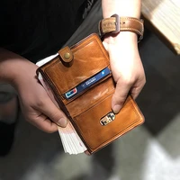siku mens leather wallet case fashion men wallets brand coin purse holder male wallet