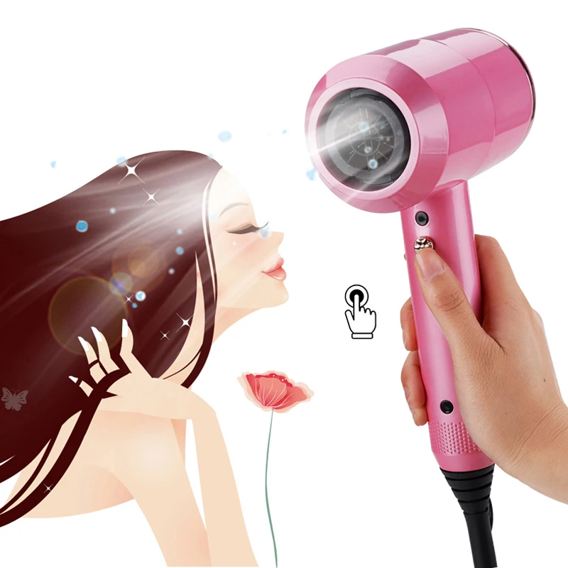 Профессиональный 2000 Вт фен горячей/холодного воздуха Фен для волос с негативными