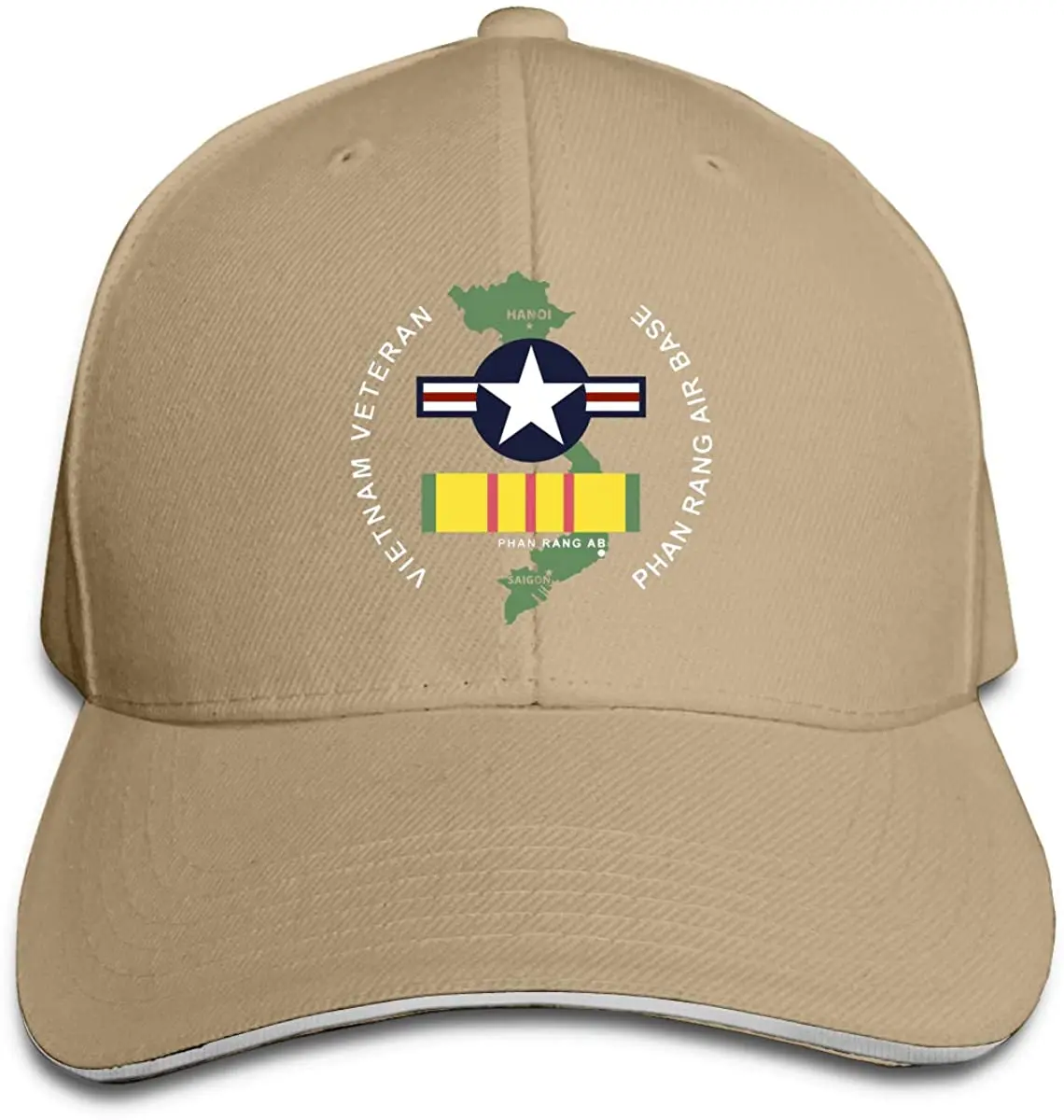 

Phan Rang Vietnam Veteran Adjustable Baseball Caps Vintage Sandwich Hat