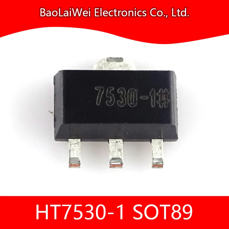 

20pcs HT7530-1 3SOT23 5SOT23 3SOT89 TO92 ic chip Electronic Components Integrated Circuits Low Power LDO voltage regulator