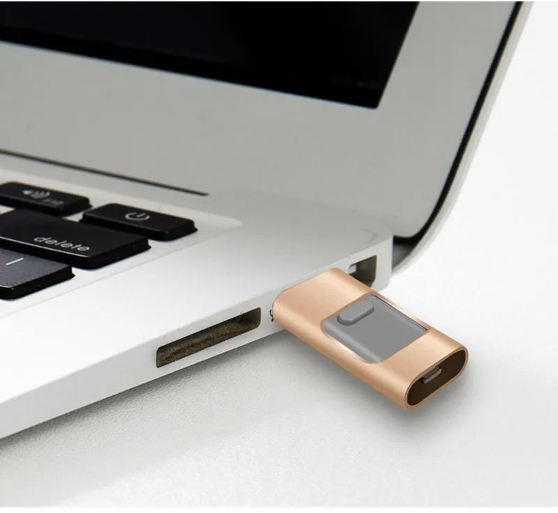 Флэш-накопитель USB для iPhone X / 8/7/7 Plus / 6 / 6s / 5 / SE / ipad OTG Pen Drive HD Picture Stick 16 ГБ 32 ГБ 64 ГБ 128 ГБ Плюс DIY ЛОГОТИП и DJ Music Pendrive USB 3.0 и Dropshipping
