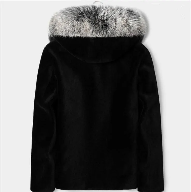 Новинка мужские зимние и осенние меховые куртки с капюшоном Размеры S/6Xl