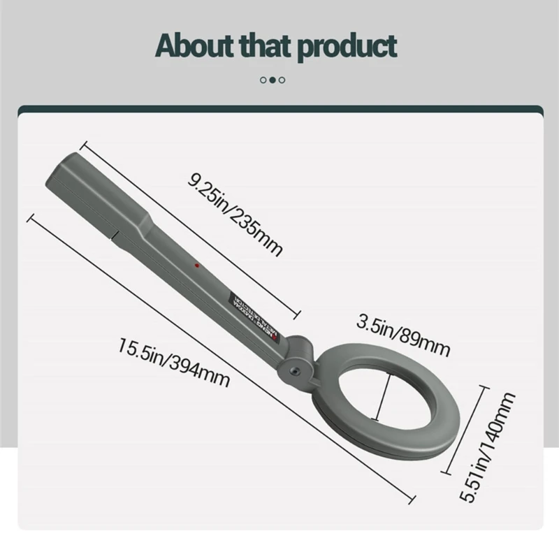 Портативный ручной сканер для проверки безопасности супер инструмент поиска