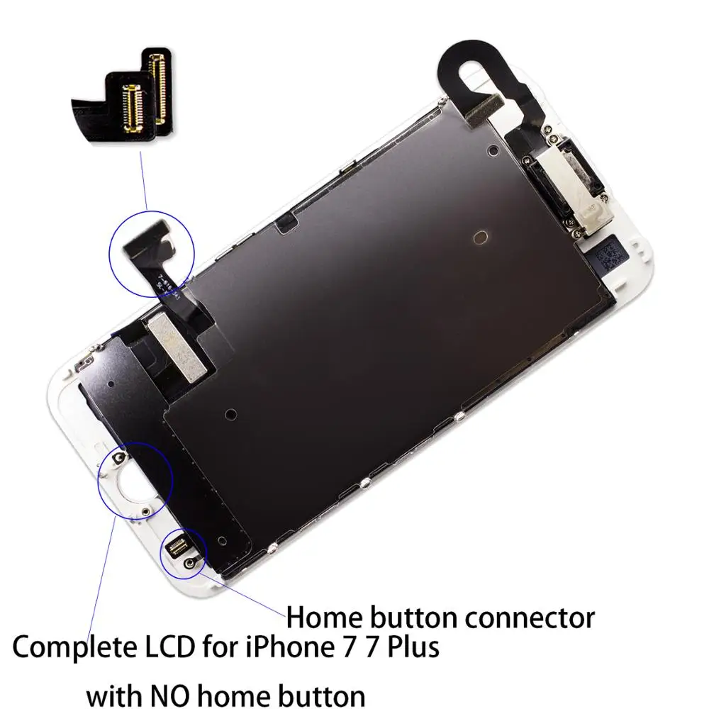Полный ЖК дисплей для iPhone 7 Plus замена экрана 3D сенсорный дигитайзер в сборе экран